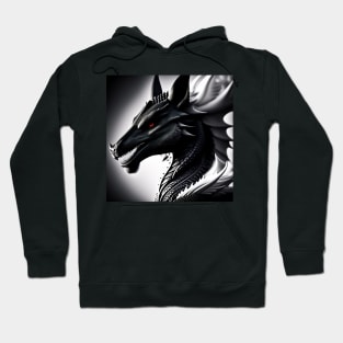 Black Dragon - Fantasy Creatures Hoodie